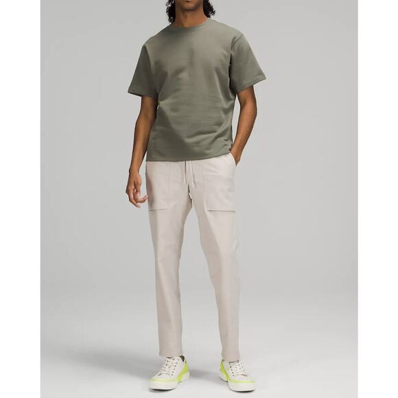 Lululemon Men Size XL Bowline Pant 30" Utilitech WHTO White Opal/ Beige NWT $128 - Picture 1 of 7